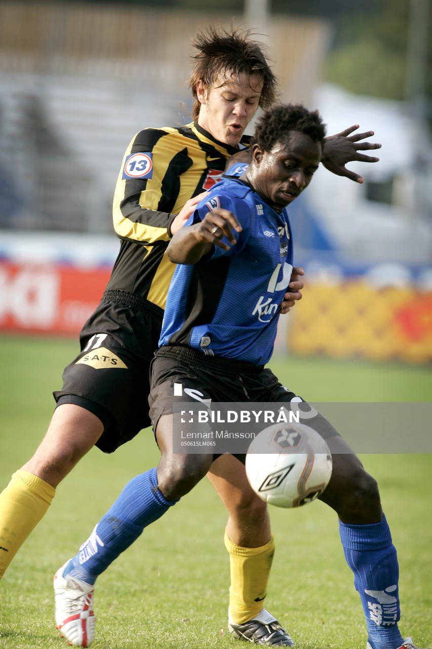Mamadou Bah, Halmstad och Rikard Kapella-Karlsson, Häcken
