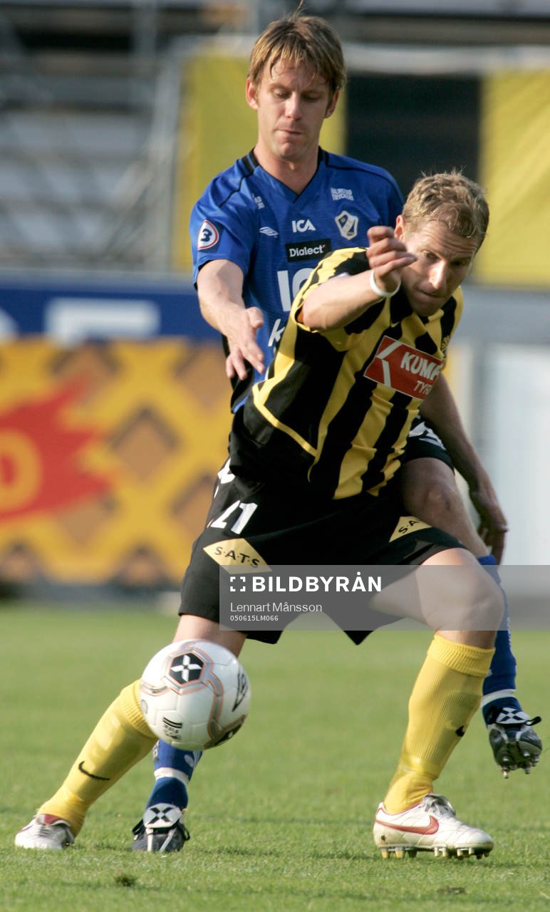 Tommy Jönsson, Halmstad och Jonas Henriksson, Häcken