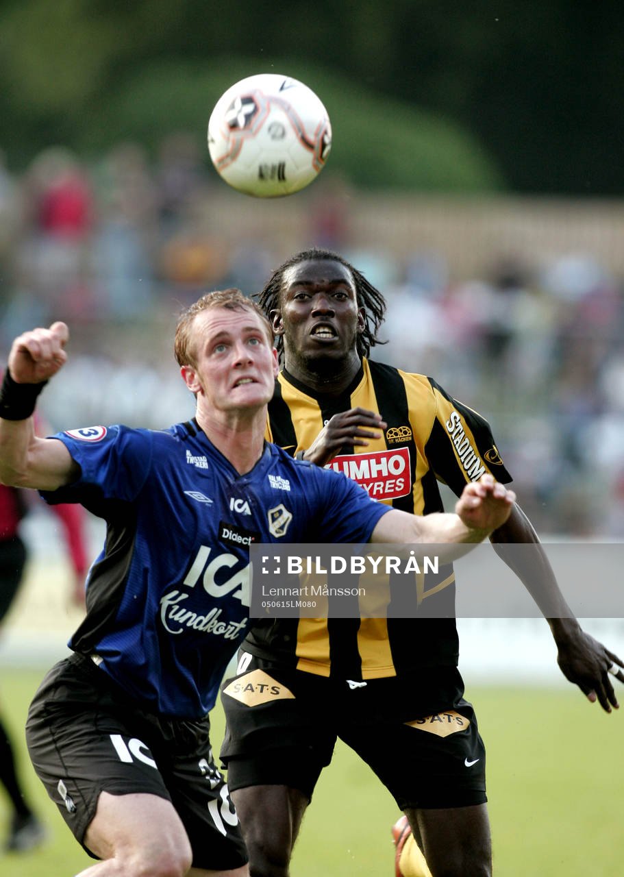 Emil Jensen, Halmstad  och Dioh Williams, Häcken