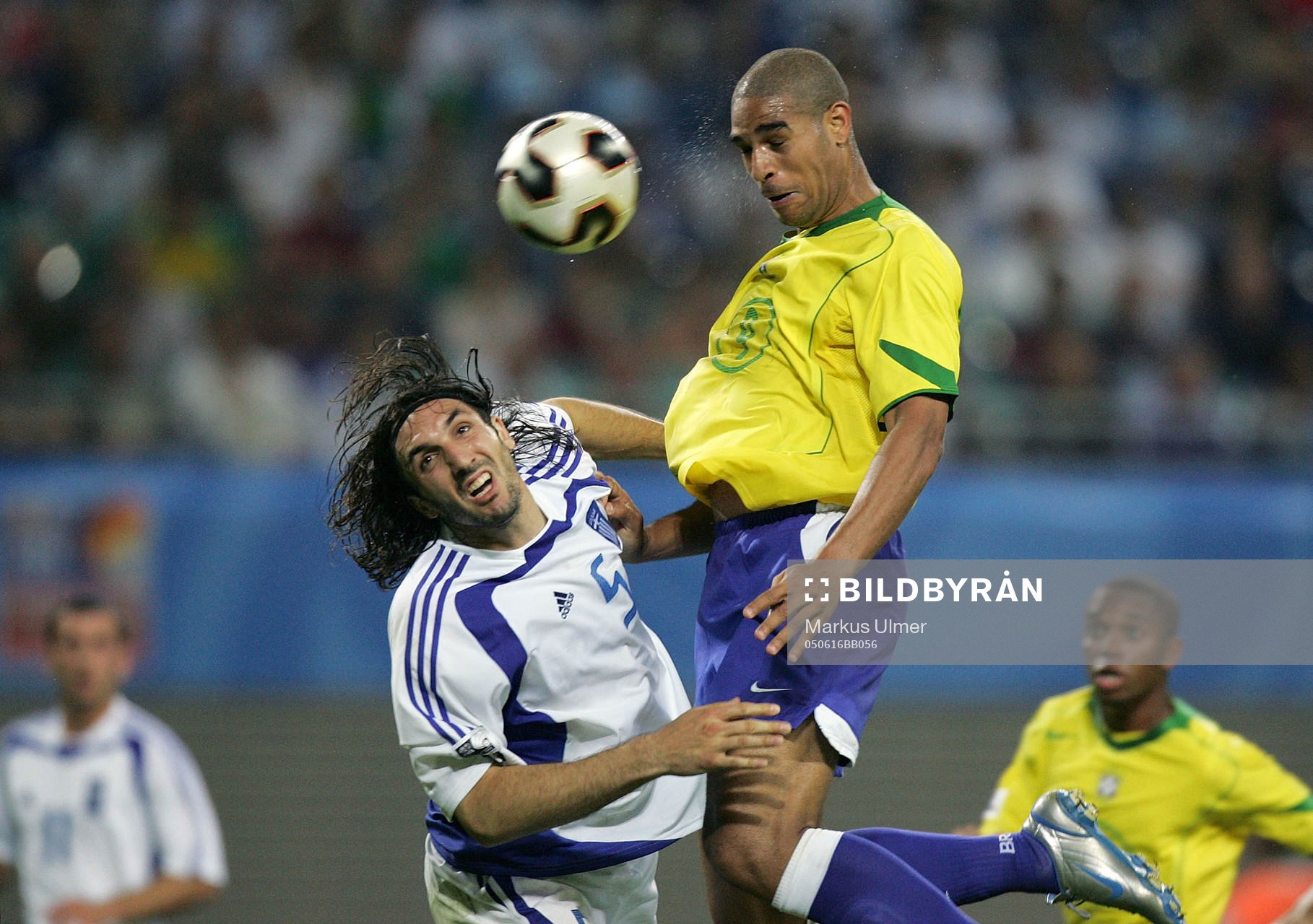  Adriano (BRA) och Sotirios Kyragiakos (GRE)