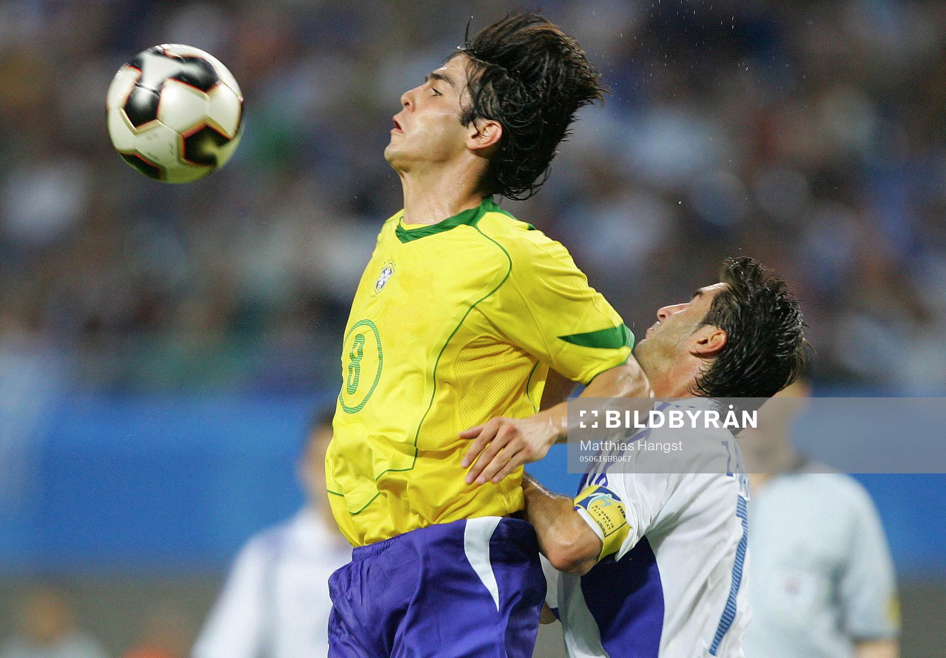 Kaka, Brasilien och Theo Zagorakis, Grekland