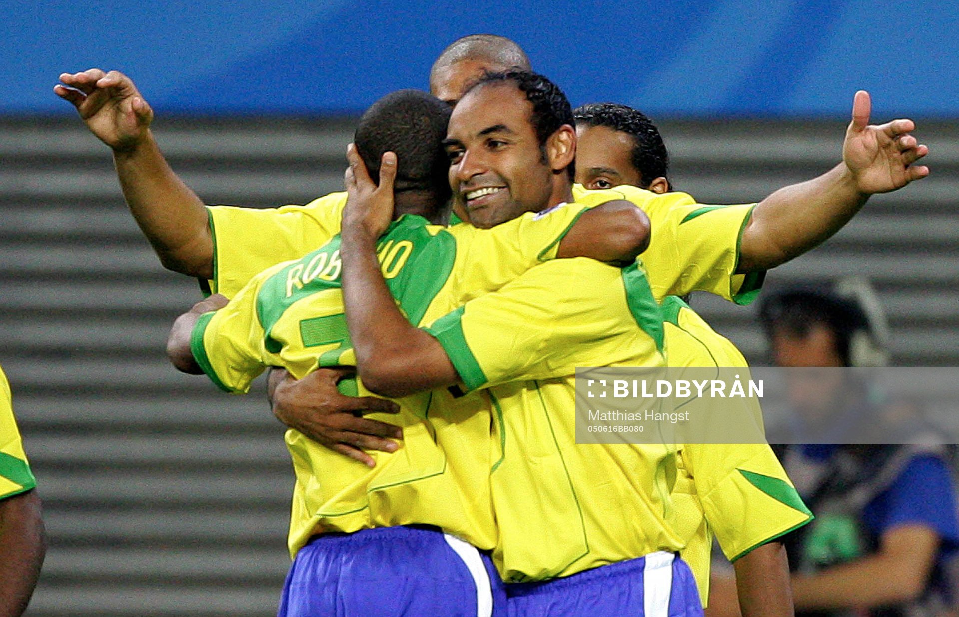 Robinho och Emerson, Brasilien (Jubel)