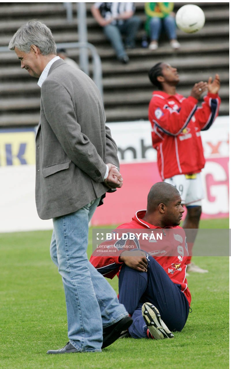 Nanne BErgstrand, tränare och Dede Anderson