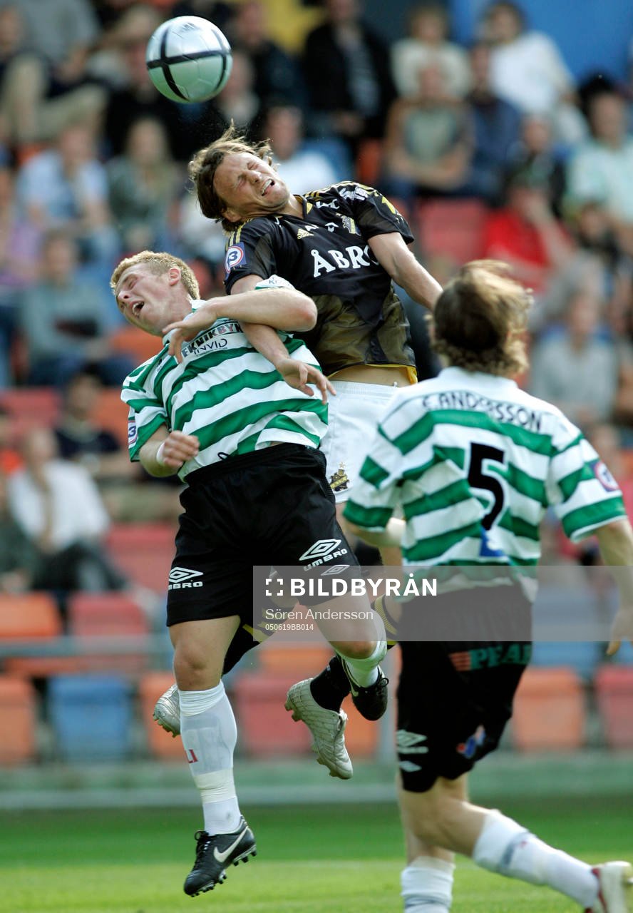  Daniel Tjernström, AIK och Martin Andersson, Västerås.