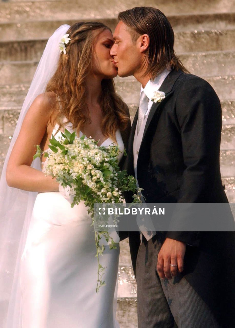 Francesco Totti och Ilary Blasi