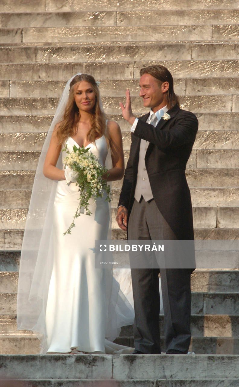  Francesco Totti och Ilary Blasi