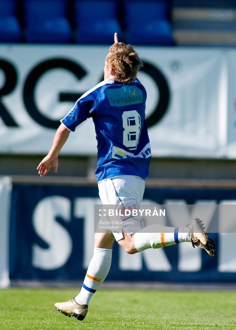Jonas Bjurström jublar