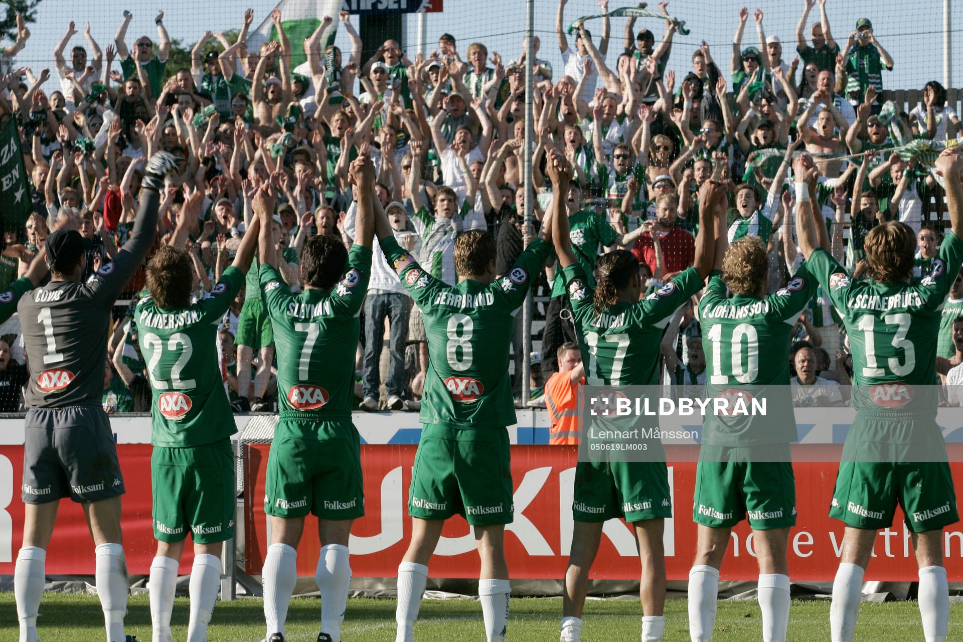 Fotboll, allsvenskan, jubel, Hammarby
