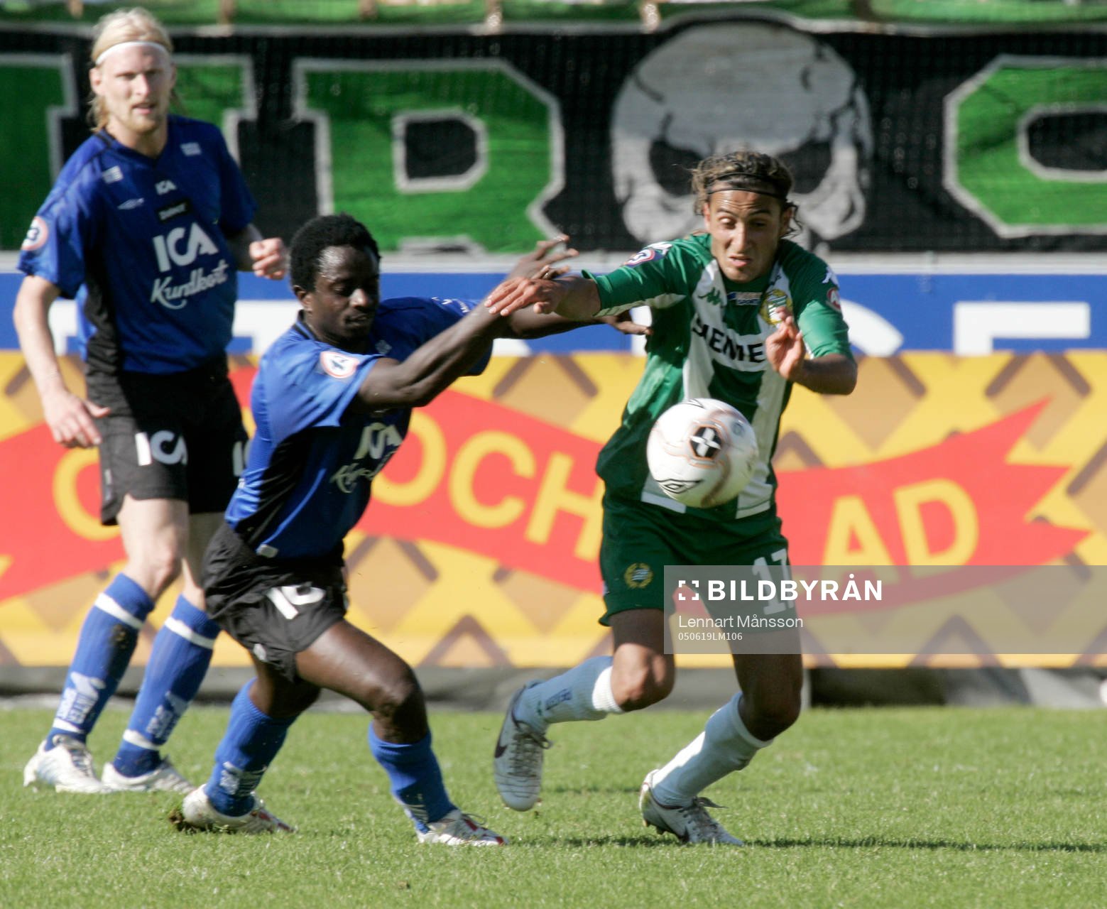 Erkan Zengin var en positiv Bajen-spelare, här rycker han