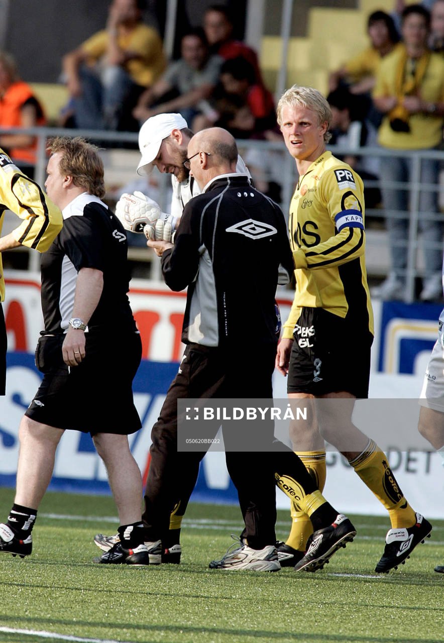 Johan Wiland, målvakt, Elfsborg, skada, smärta