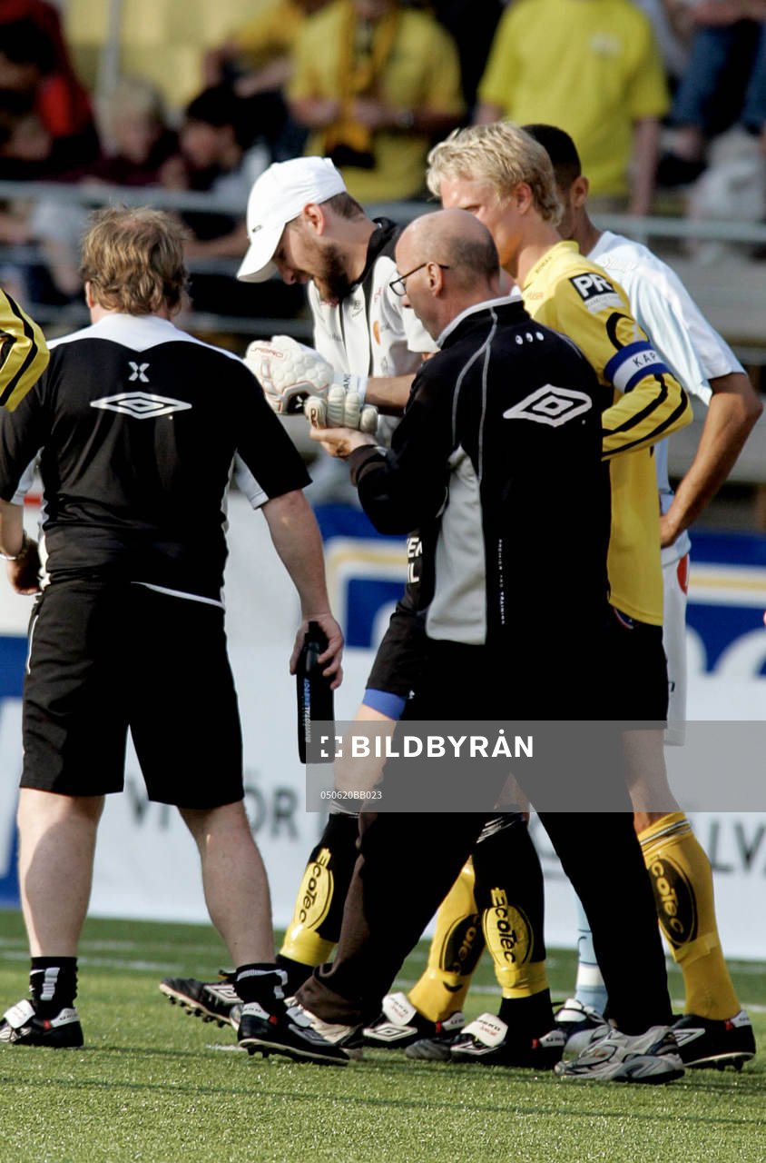 Johan Wiland, målvakt, Elfsborg, målvakt. Skada, smärta