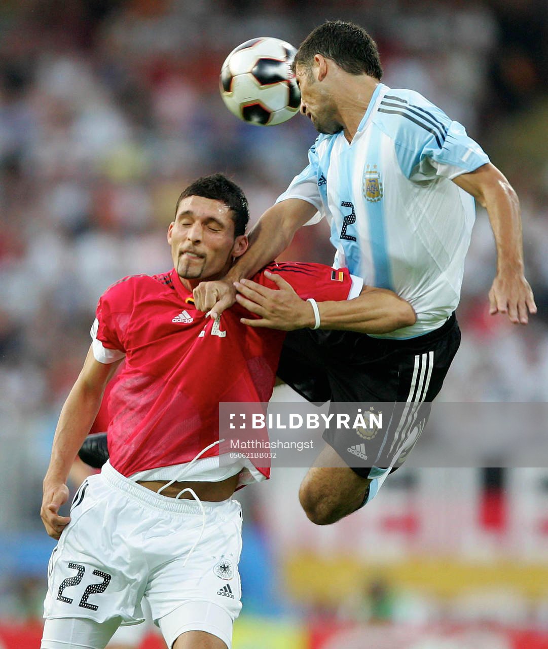 Kevin Kuranyi, Tyskland och  Walter Samuel, Argentina