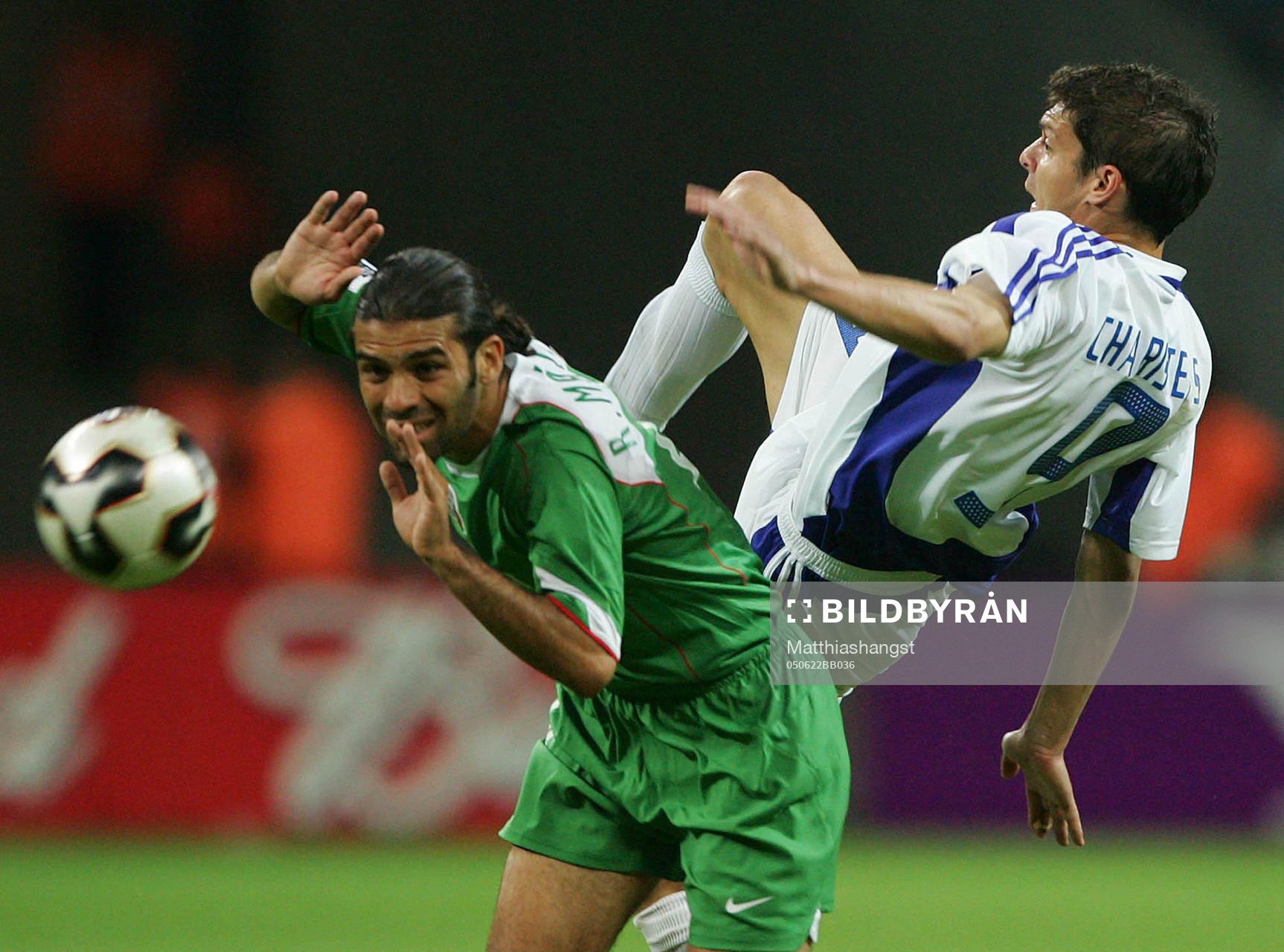Rafael Marquez, Mexico och Angelos Charisteas Grekland
