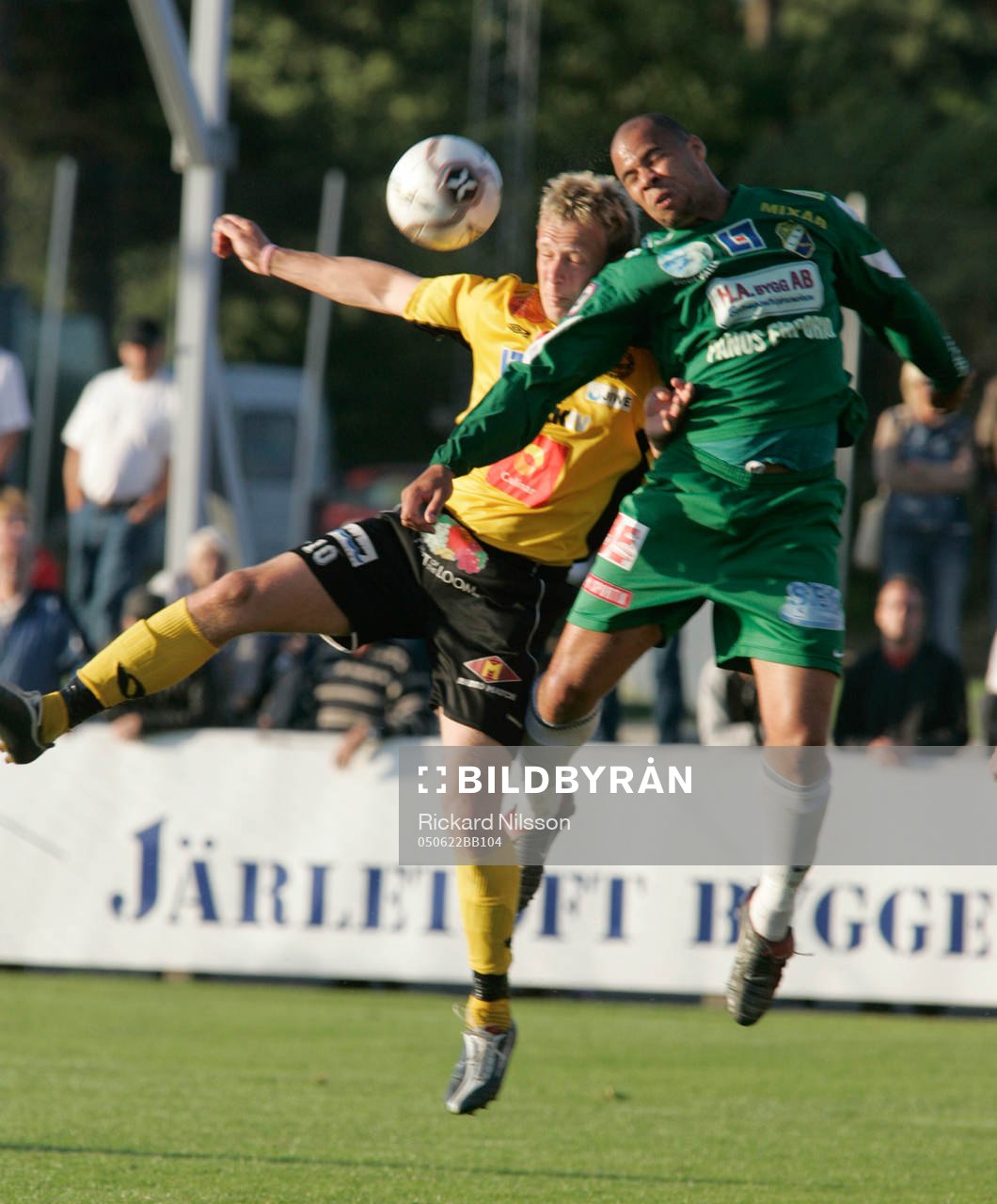  Marcus Ekenberg, Mjällby och Markus Senften, Ljungskile.