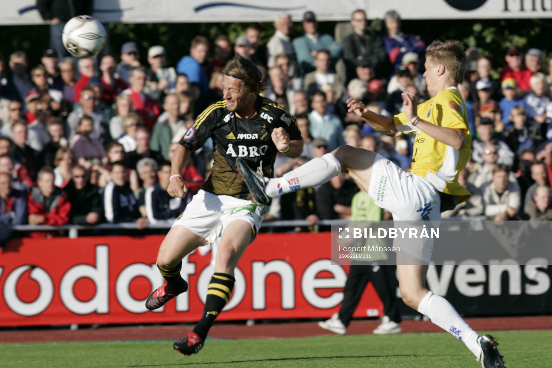 Mats Rubarth får en spark i ansiktet