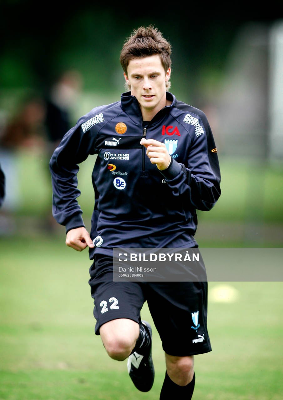 Jesper Bech, Nyförvärv i Malmö FF, gör sin första