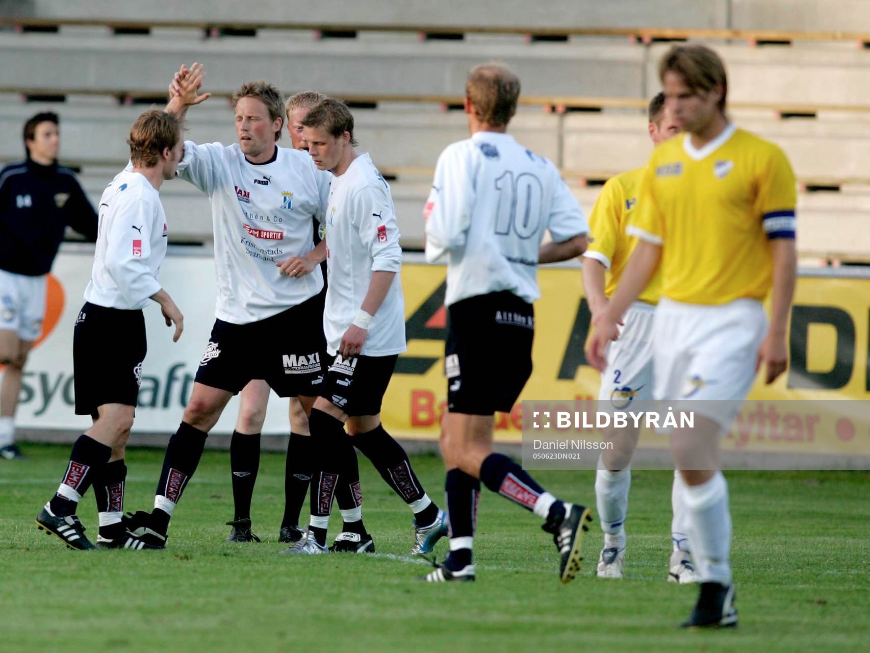 IFK Malmö - Kristianstad:  Stefan Noresson, i mitten, jubel