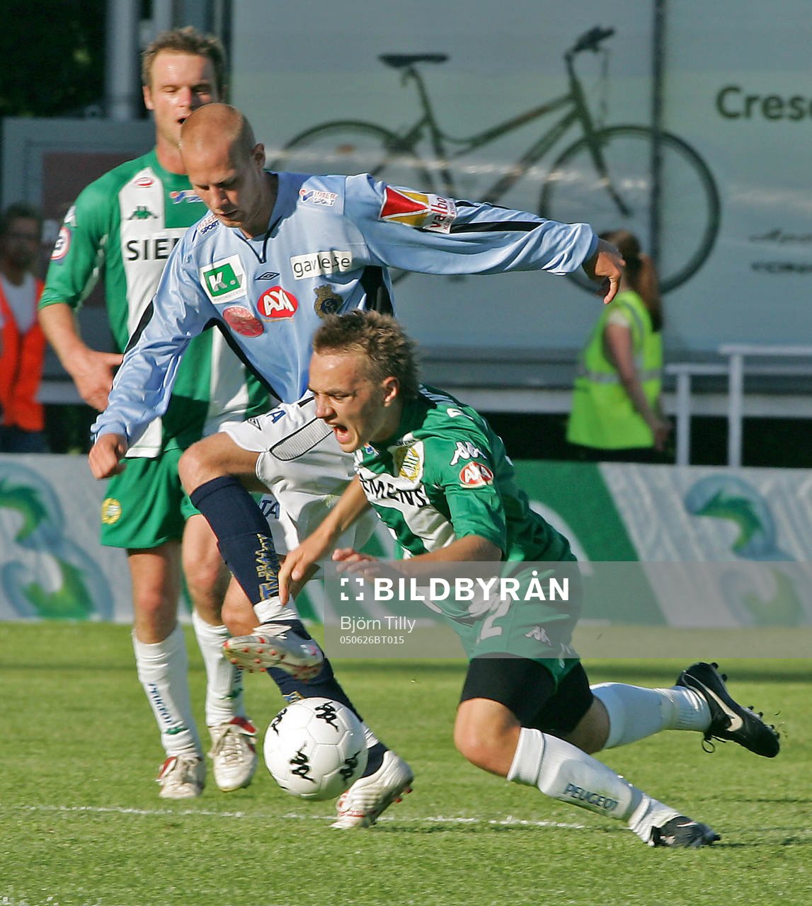 Johan Claesson, Hammarby och Petter Andersson, Hammarby