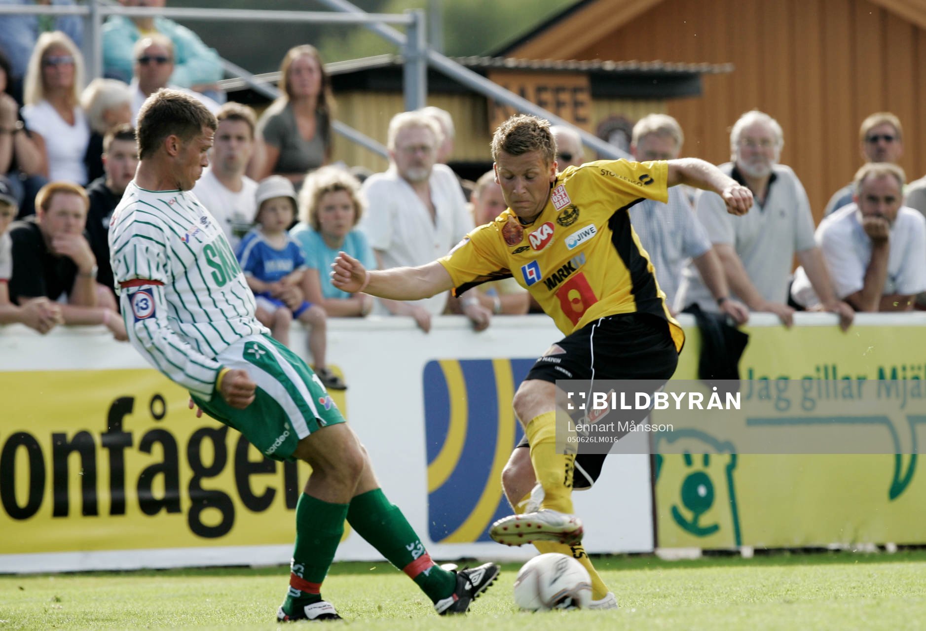 Fotboll, superettan, Mjällby - Västra Frölunda