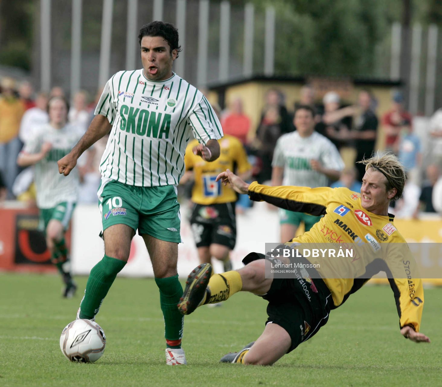 Daniel Nilsson, Mjällby och Arash Bajat, Frölunda