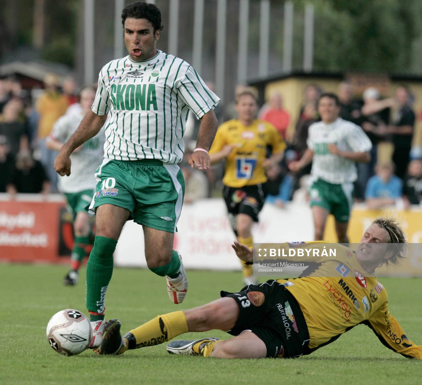 Daniel Nilsson, Mjällby och Arash Bajat, Frölunda