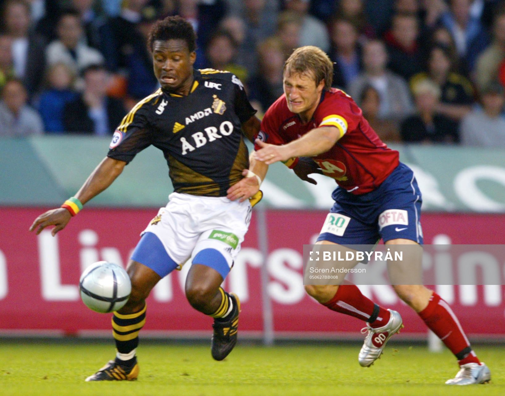 Derek Boateng, AIK och Fredrik Gustafson, Öster