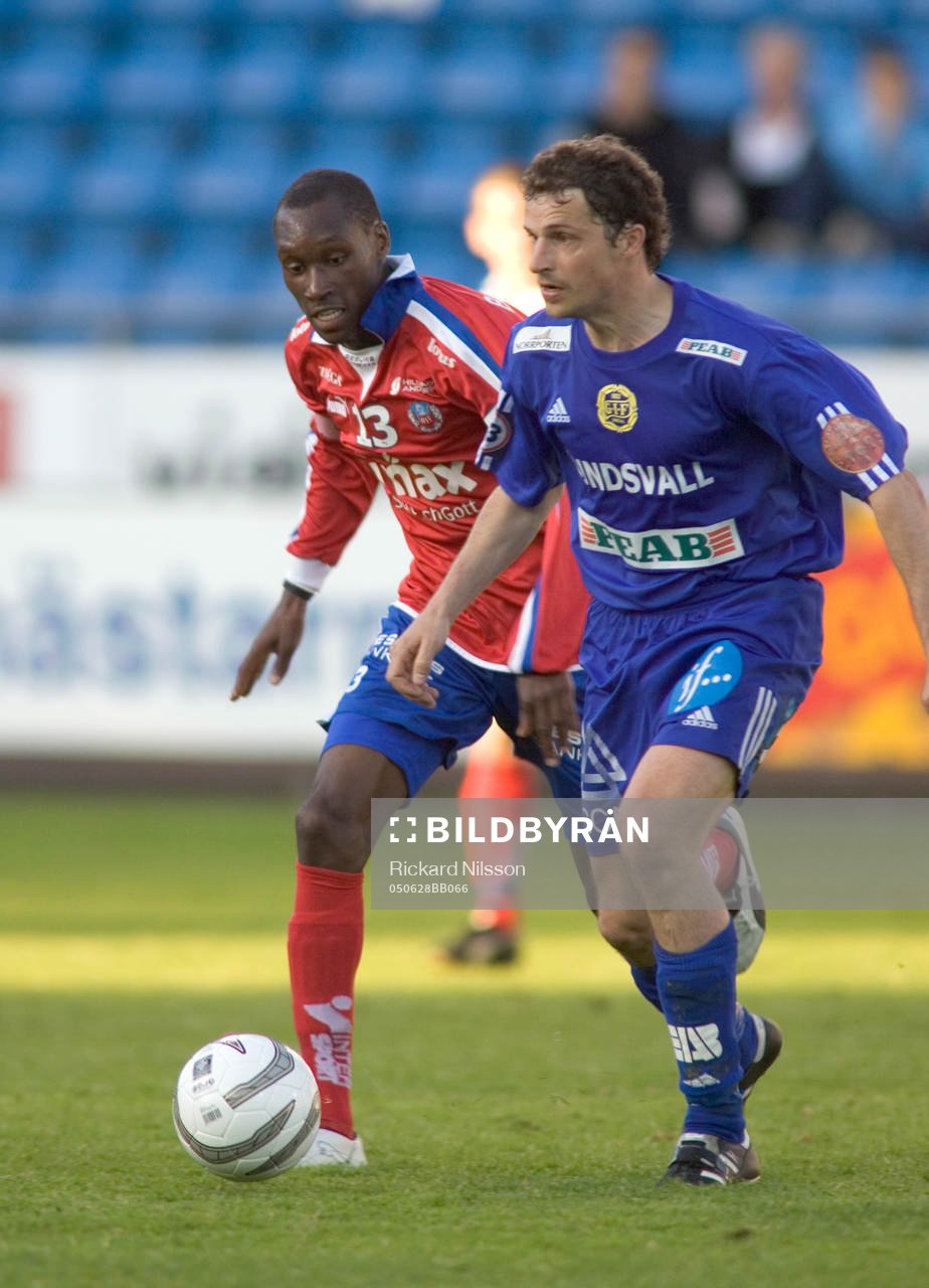 Atiba Hutchinson och Hans Bergh