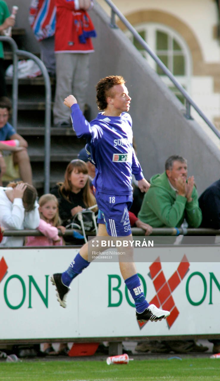 Tobias Eriksson, Sundsvall, jubel