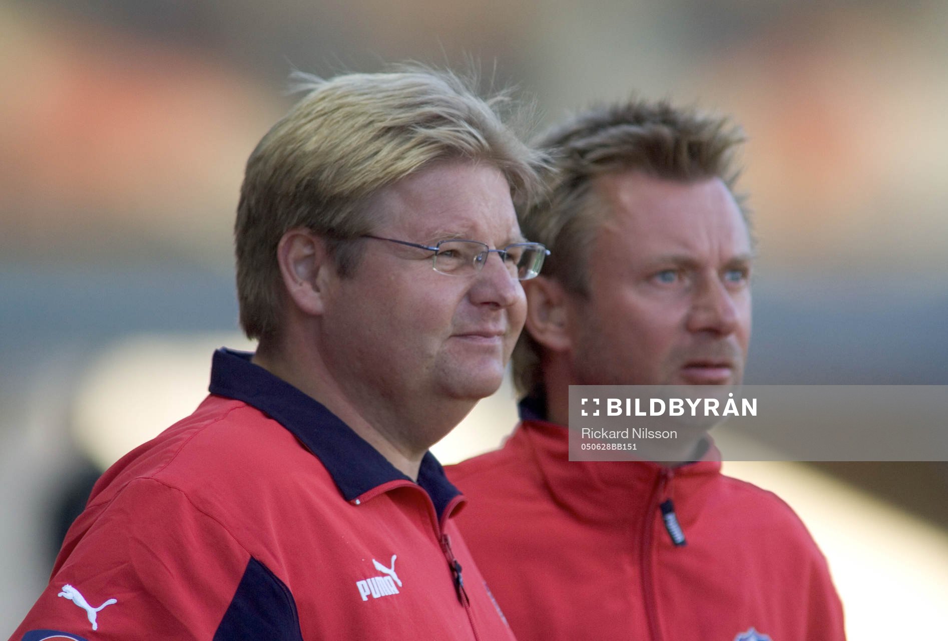 Peter Swärdh och Peter Gerhardsson, tränare