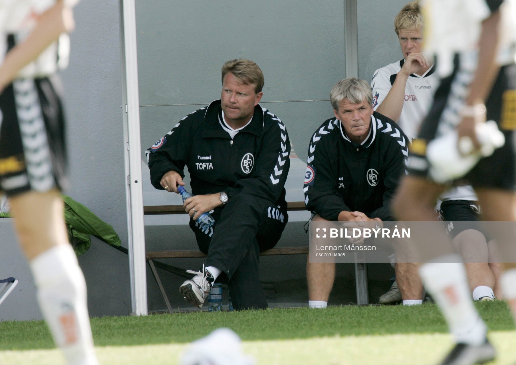 Mats Jingblad och Kalle Björklund, tränare, Landskrona