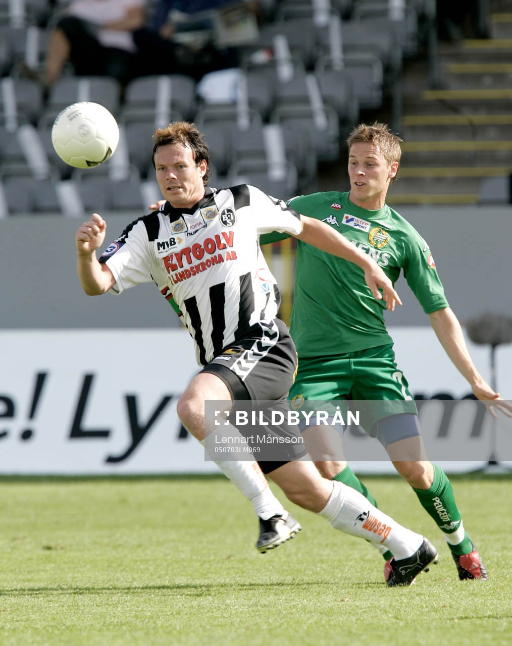 Andreas Yngvesson gjorde debut i Landskrona