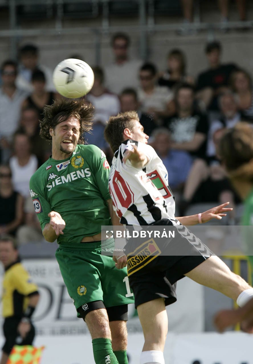 Max von Schlebrügge, Hammarby i nickduell med Jon