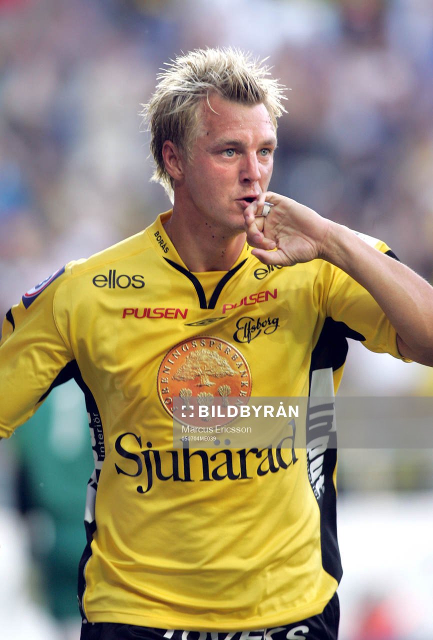 Mathias Svensson jublar