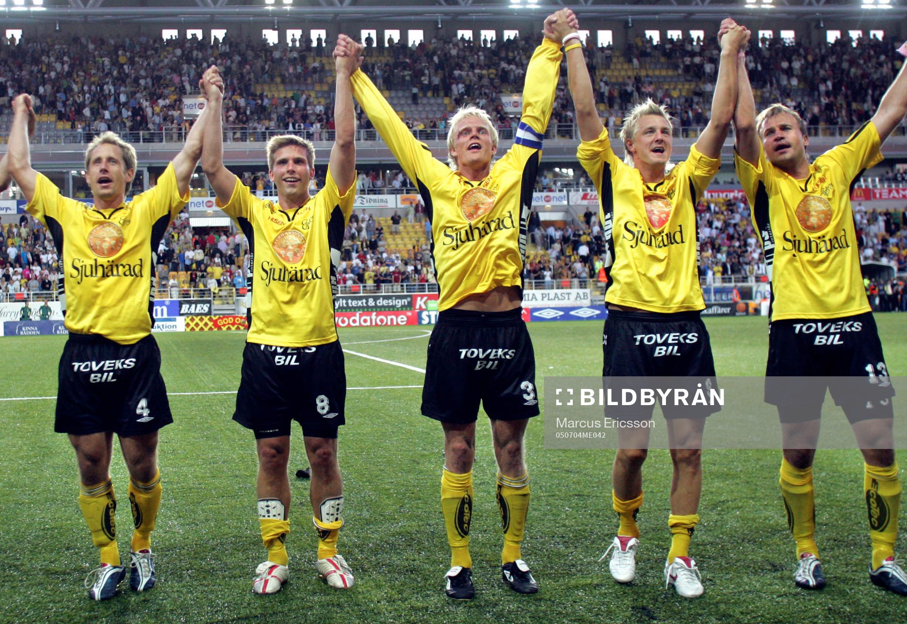 Johan Karlsson, Anders Svensson, Johan Sjöberg, Mathias
