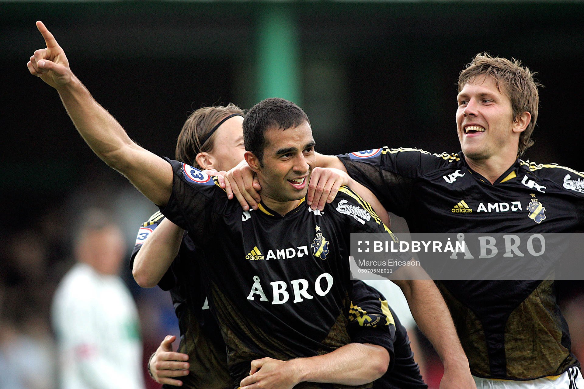 Arash Talebinejad och Daniel Tjernström, jubel