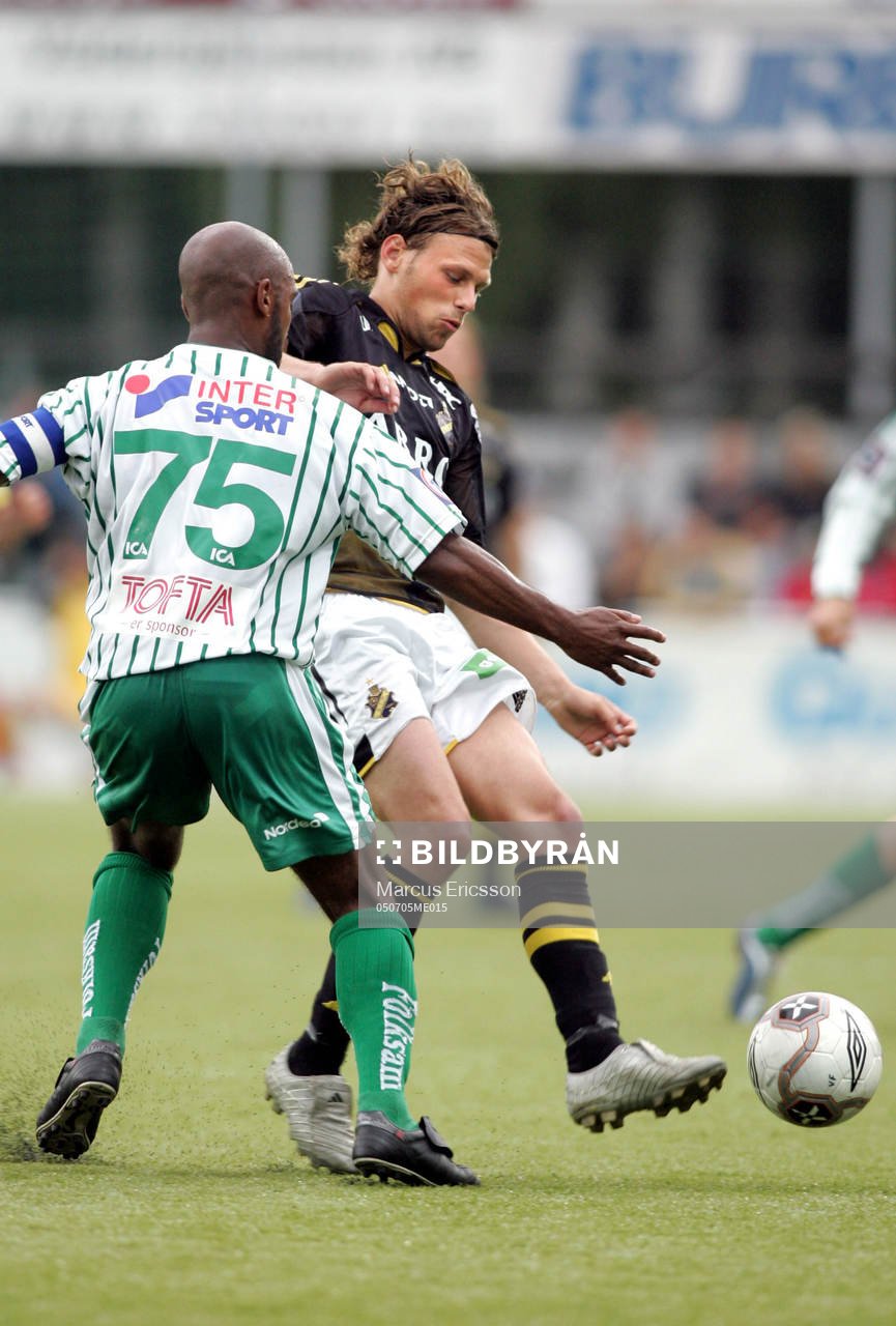  Daniel Hoch, AIK och Anildo Spencer, Frölunda