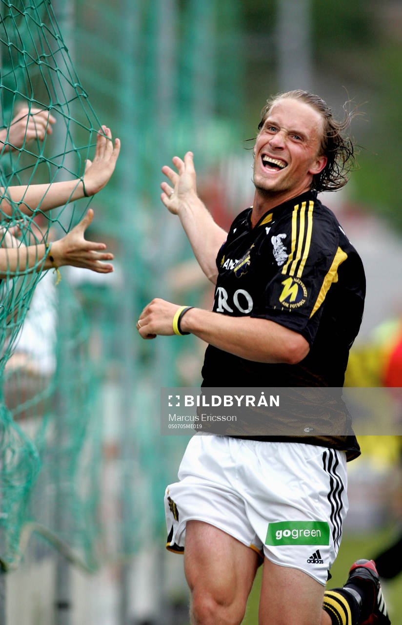  Göran Marklund, AIK jubel.
