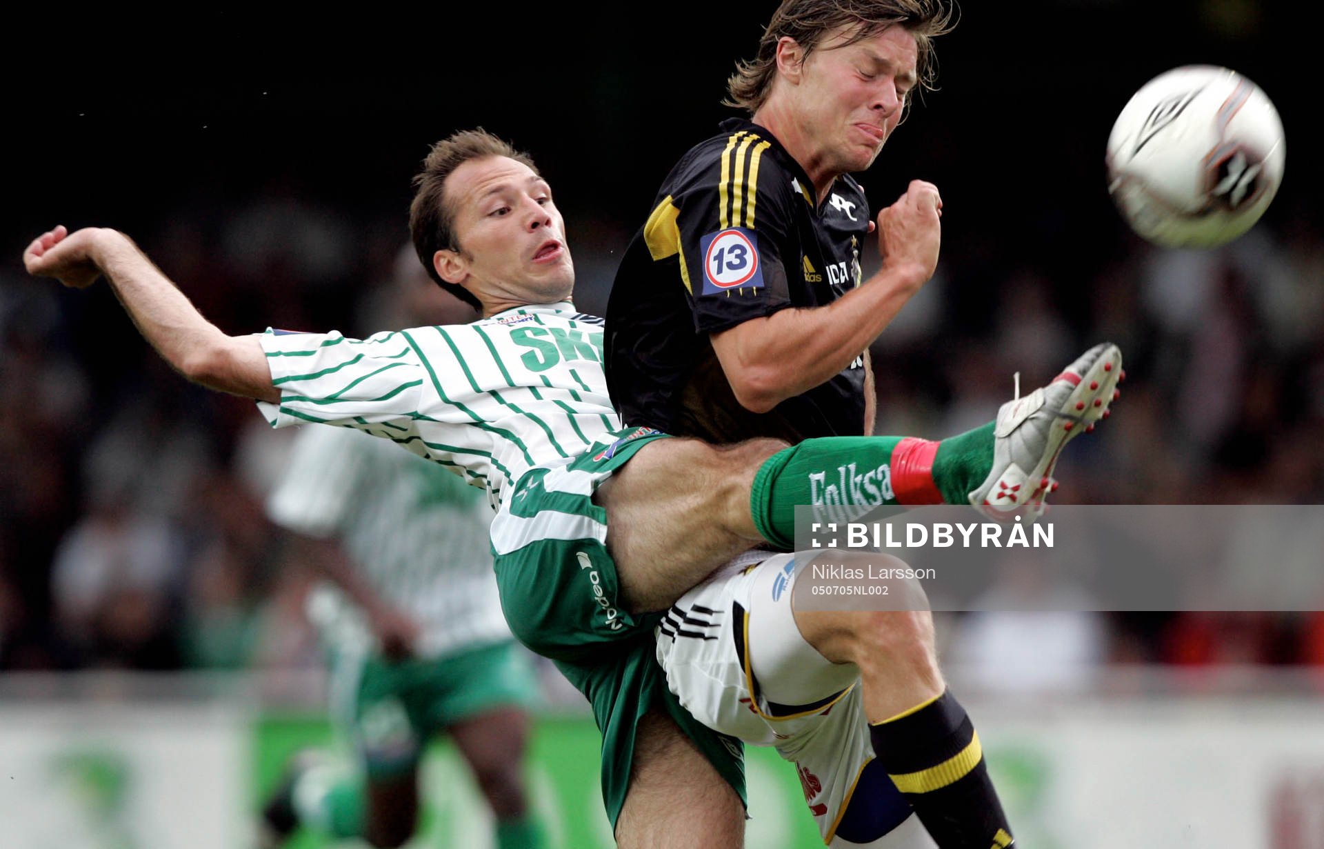 Niklas Sandberg, AIK och Henrik Andersson, Frölunda