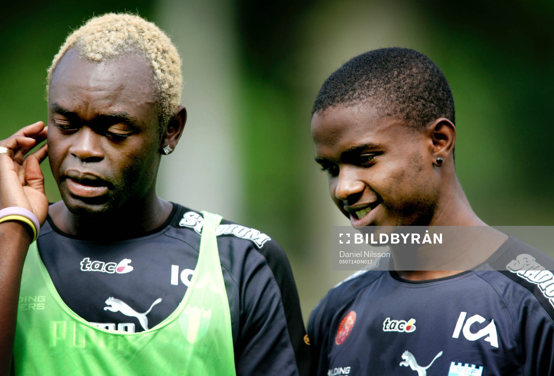 Joseph Elanga och David Eto´o från Kamerun