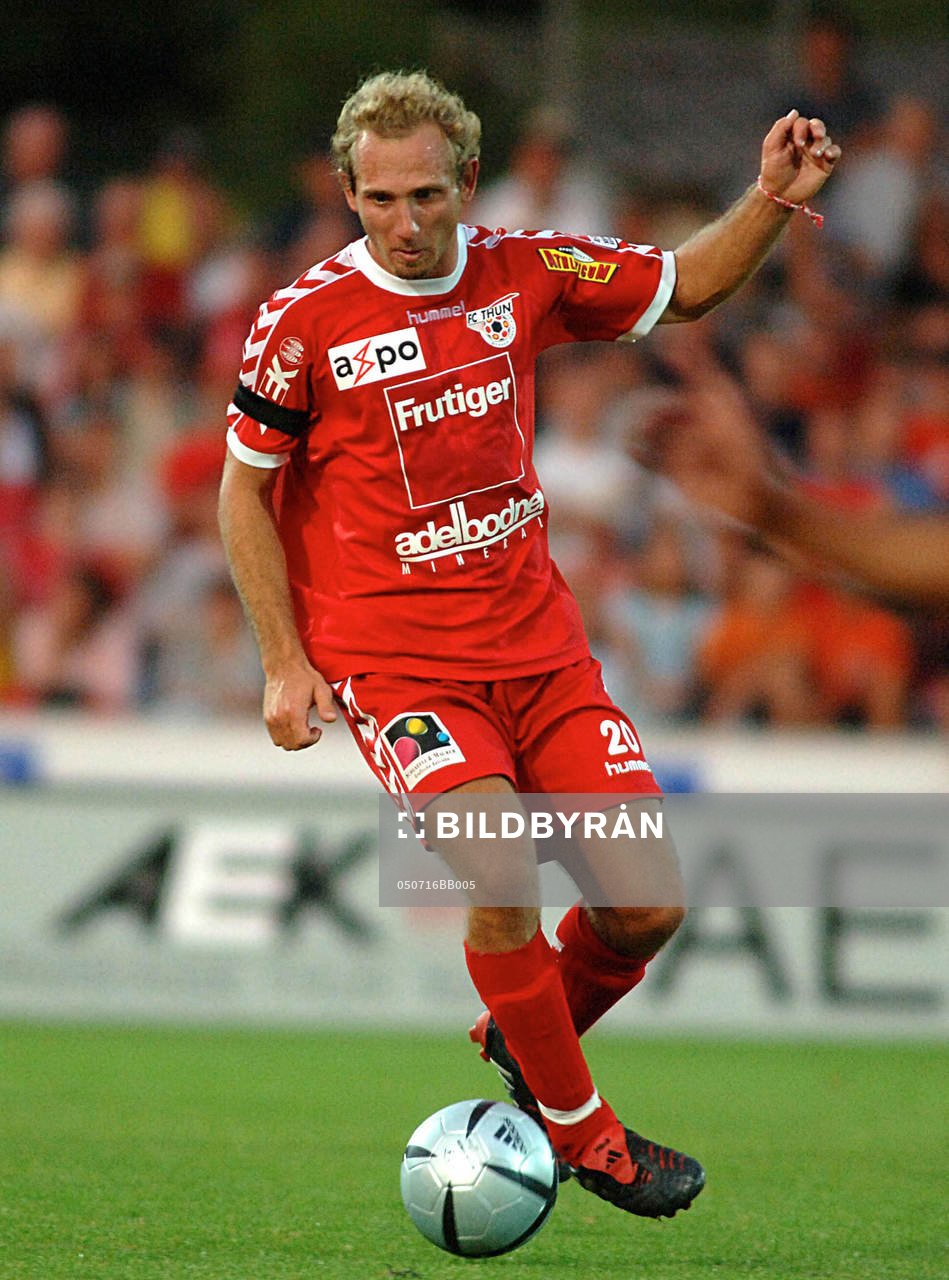 Fotboll, FC Thun, Schweiziska ligan, Mauro Lustrinelli. 