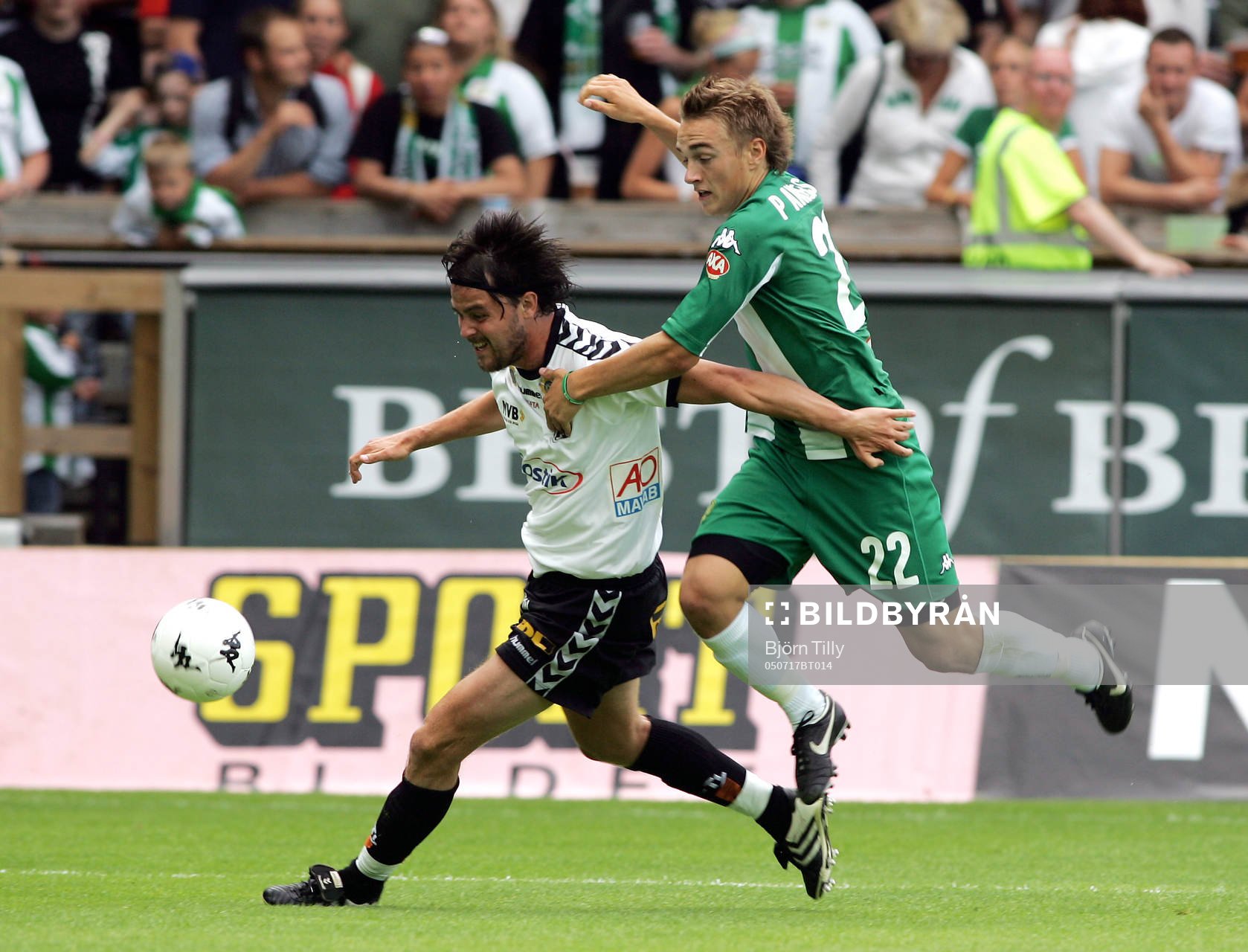 Gustaf Andersson, Landskrona och Petter Andersson, Hammarby