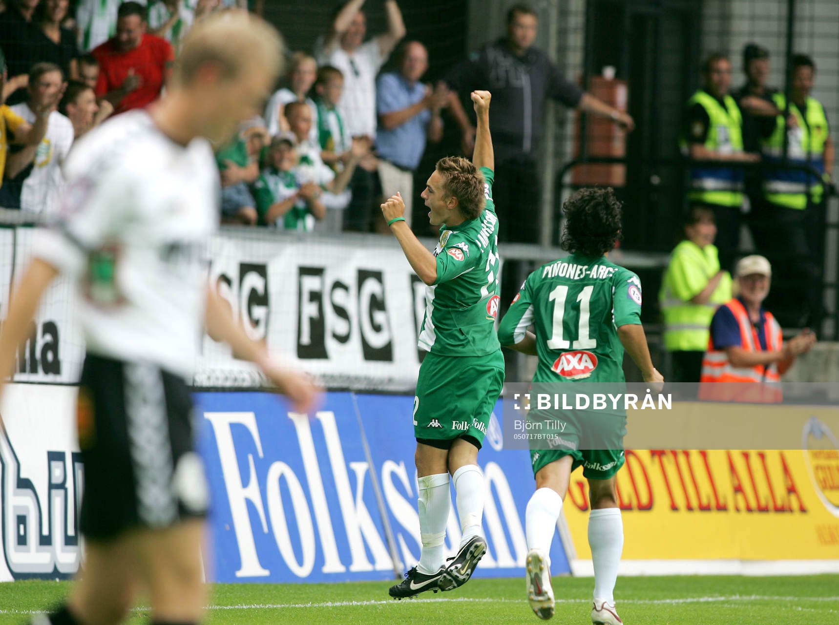 Petter Andersson, Hammarby tvåmålskytt, här