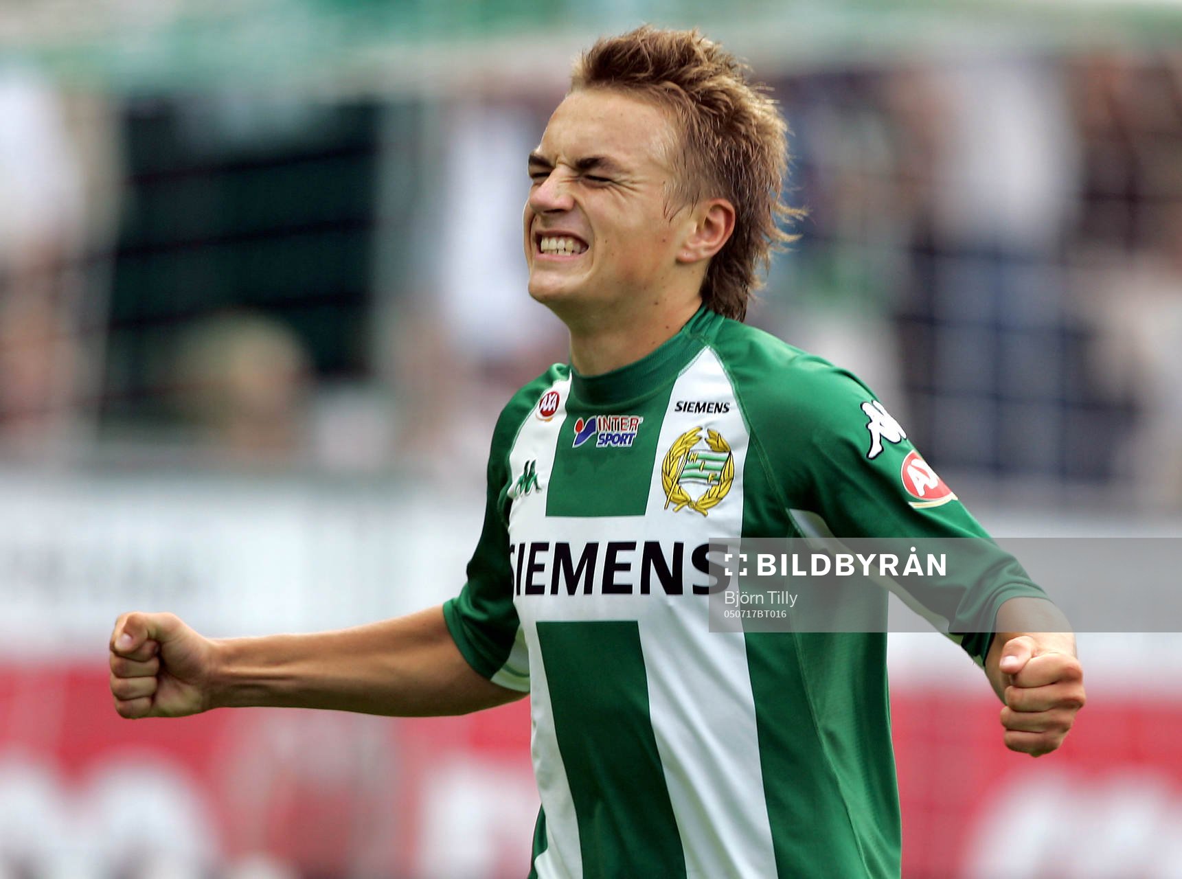 Petter Andersson, Hammarby tvåmålskytt, här