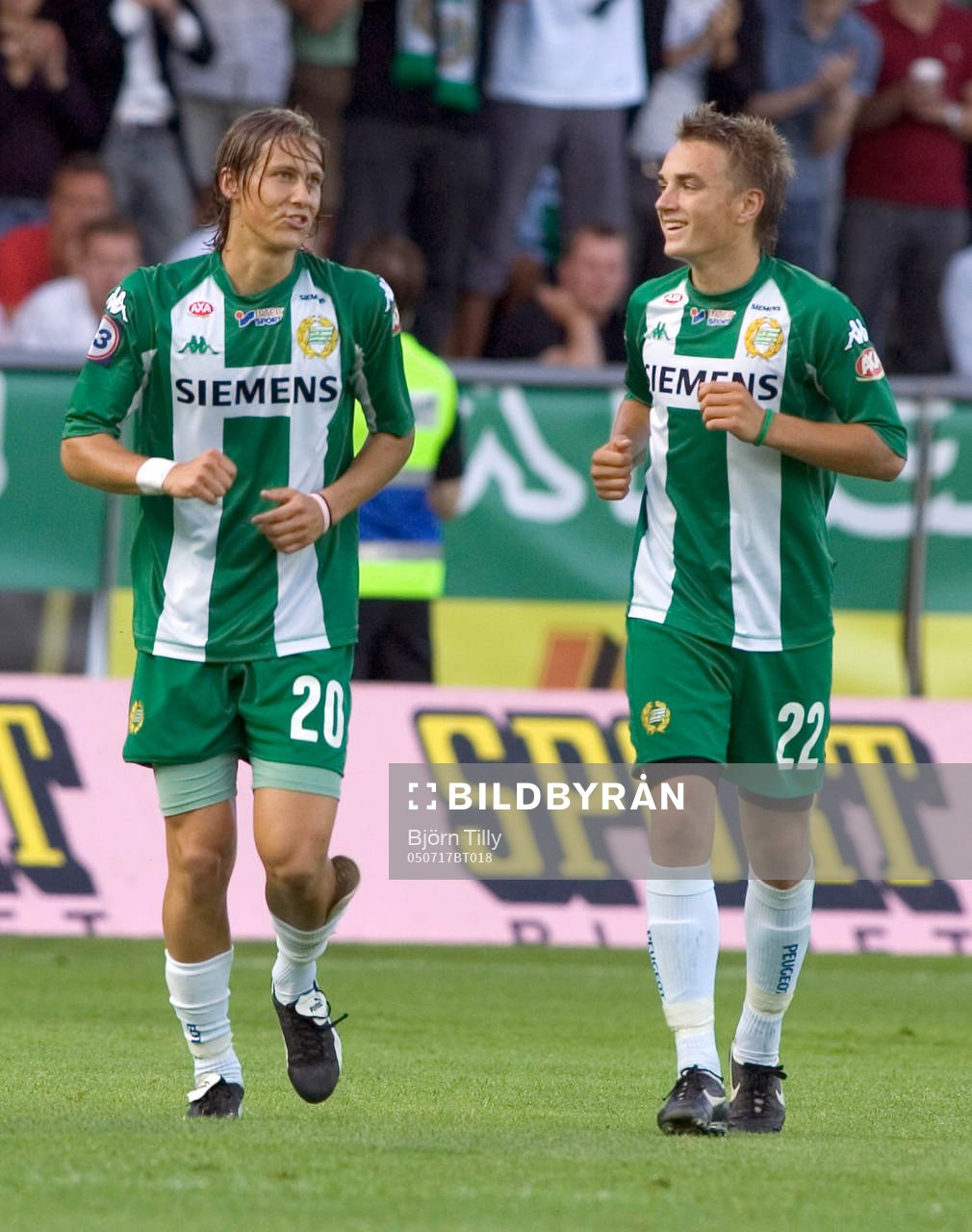 Björn Runström och Petter Andersson, Hammarby