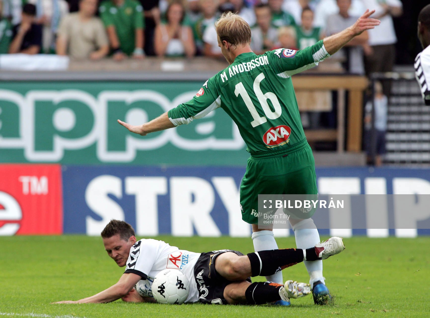 Jon Jönsson, Landskrona och Mikael Andersson, Hammarby