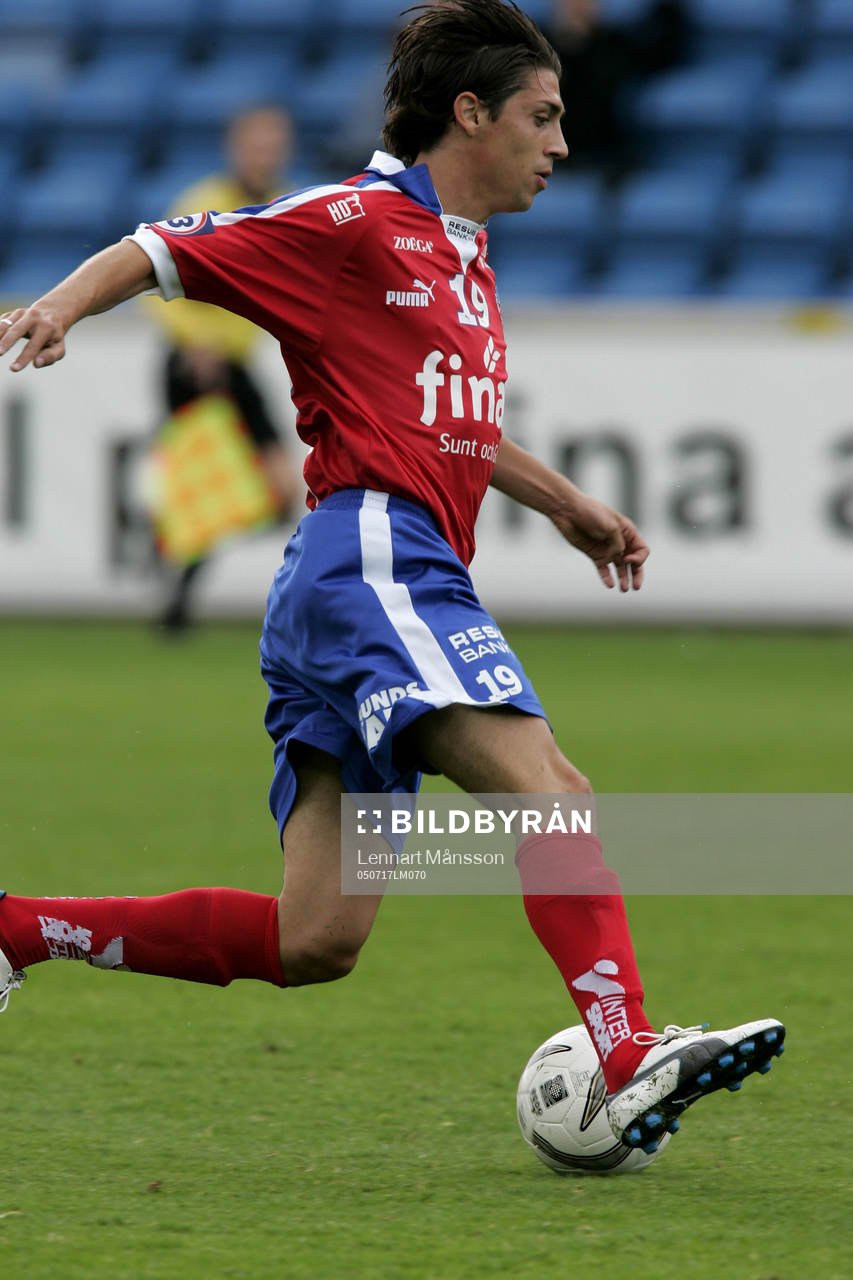 Babis Stefanidis gjorde debut i HIF