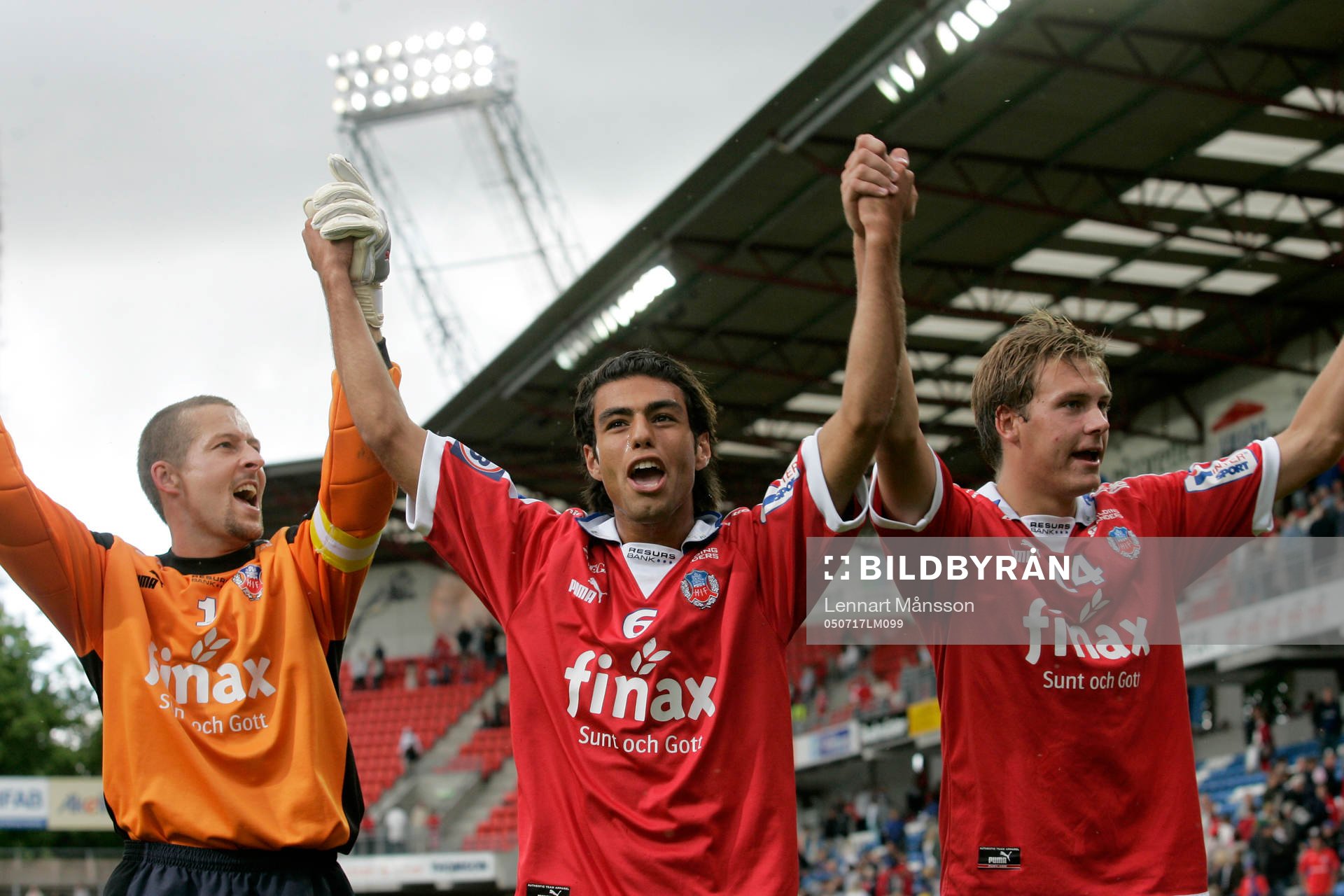 Daniel Andersson, Imad Khalili och Andreas Granqvist,