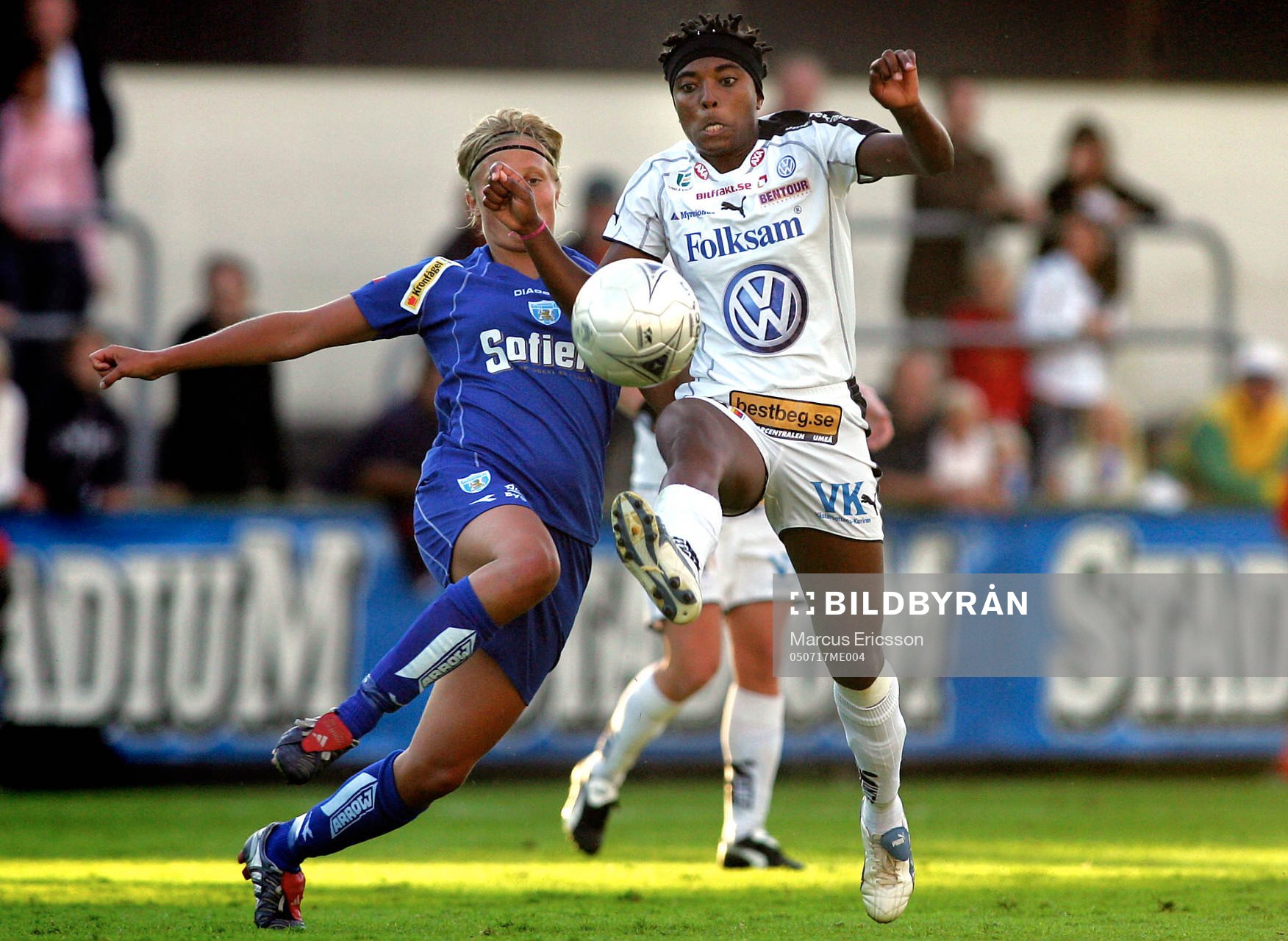 Lisa Ek och Elaine Moura
