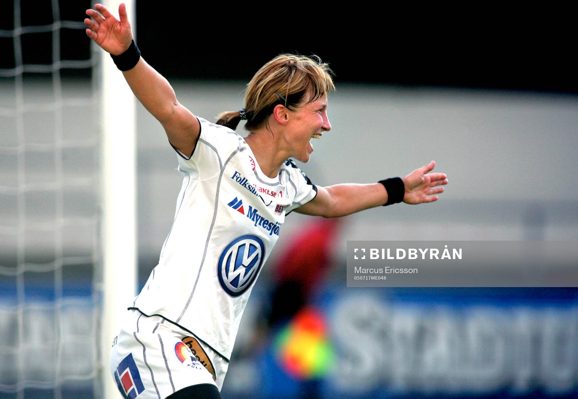  Maria Bergqvist, jubel. 