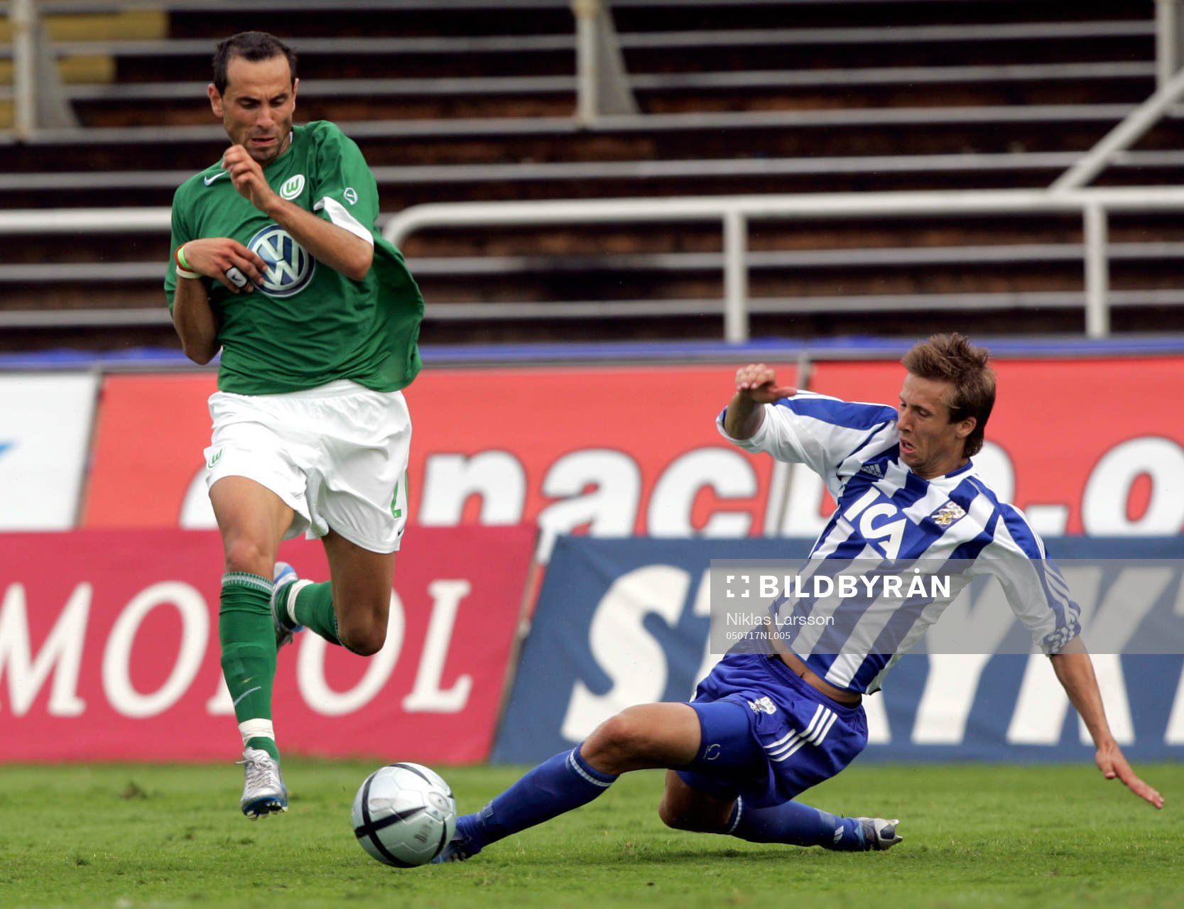 Martin Petrov, Wolfsburg och Adam Johansson, Göteborg